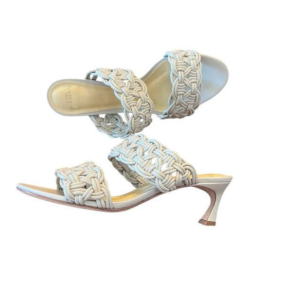 Alexandre Birman Sammy 50MM Braided Leather Sandals Slip On NEW EU 40 US 9 - Picture 9 of 13